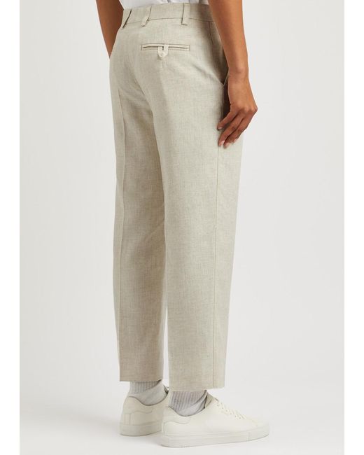 Jacquemus Natural Le Pantalon Cabri Tapered-leg Woven Trousers for men