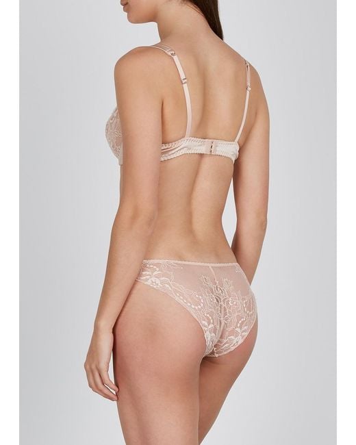 Fleur Of England Pink Signature Lace Balcony Bra