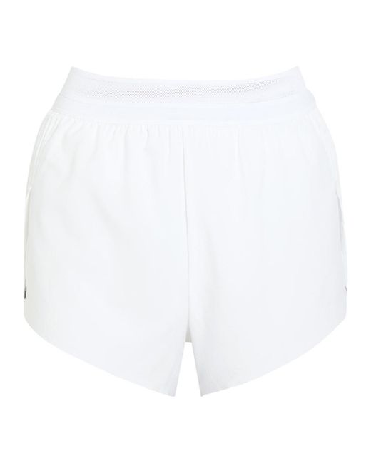 Nike White Aeroswift Dri-Fit Adv Stretch-Jersey Running Shorts