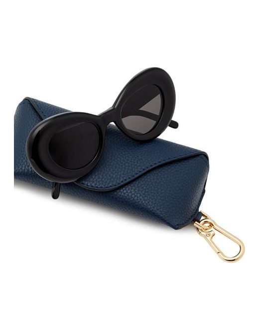 Loewe Black Oversized Round-frame Sunglasses