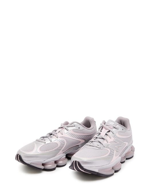 New Balance White Abzorb 2000 Printed Mesh Sneakers