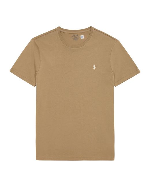 Polo Ralph Lauren Natural Custom Slim Cotton T-Shirt for men