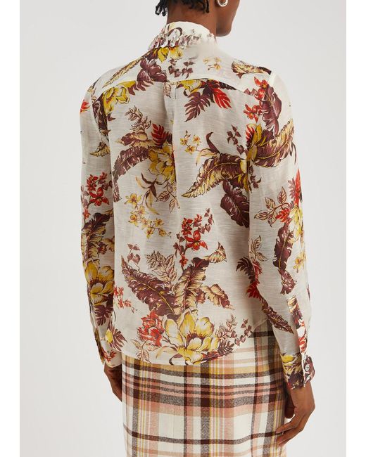 Zimmermann Multicolor Matchmaker Embellished Linen-blend Shirt for men