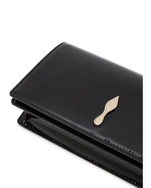 Christian Louboutin Black Bettina Patent Leather Clutch