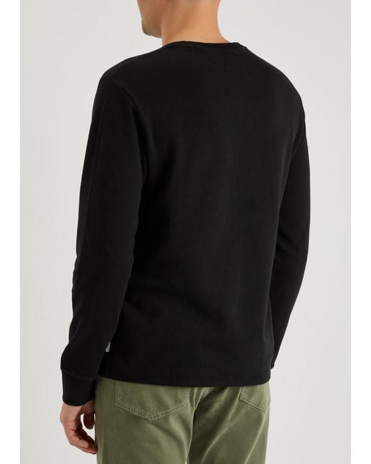 FRAME Black Cotton Top for men