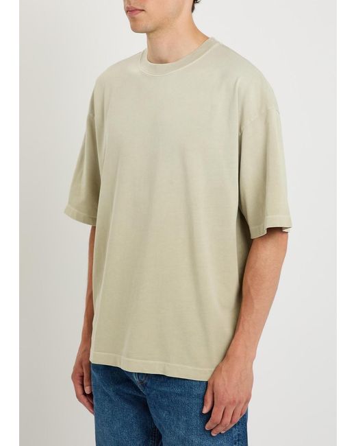 Agolde Natural Portman Cotton T-Shirt for men