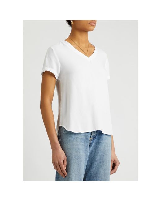 Bella Dahl White Rayon T-Shirt