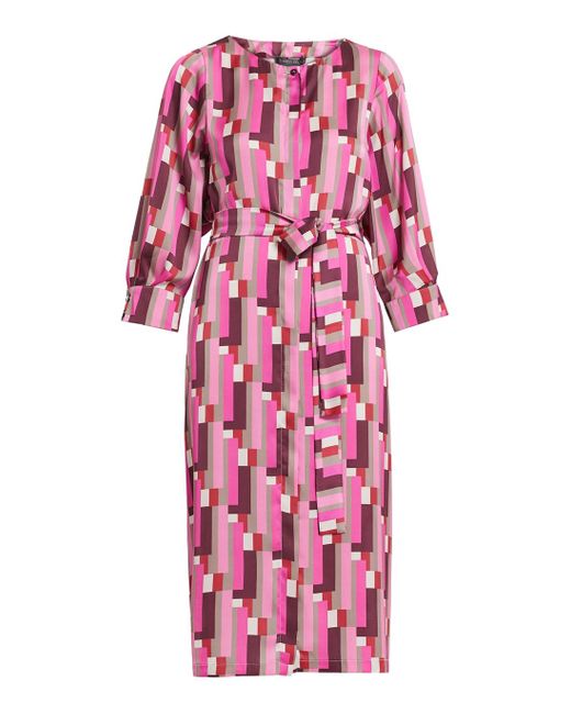 Marina Rinaldi Pink Satin Dress