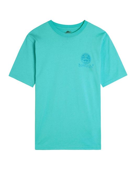 Boardies Blue Maya Printed Cotton T-Shirt for men