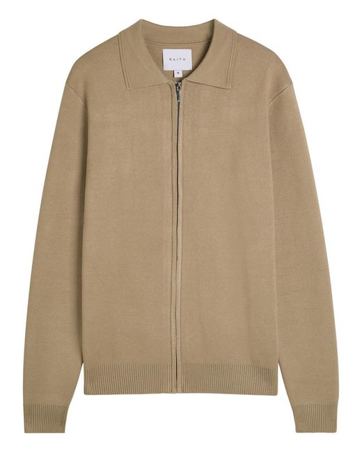 Raith Natural Arlo Knit Overshirt for men