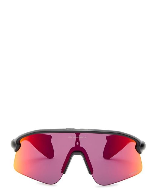 Oakley Red Stunt Devil Wrap-Around Sunglasses for men
