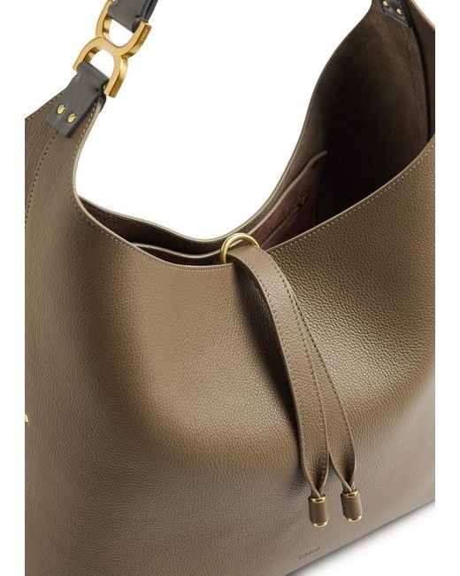 Chloé Gray Marcie Leather Tote