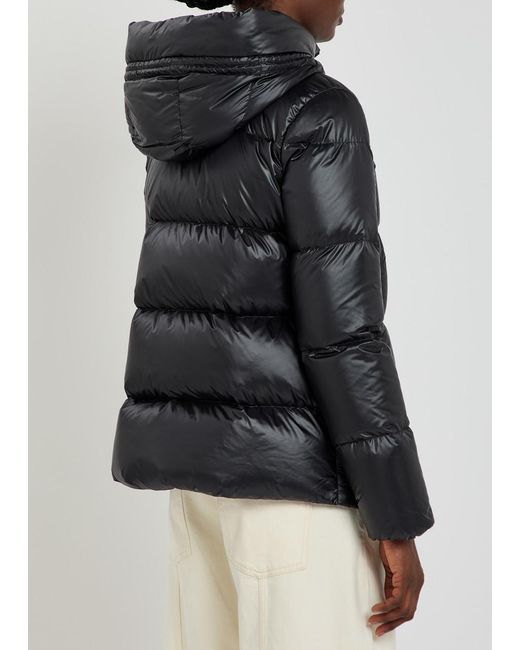 Moncler Black Serittes Hooded Shell Jacket