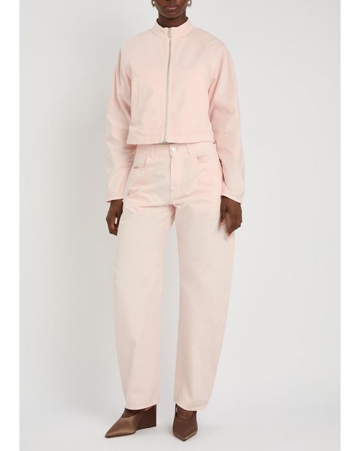 Alaïa Pink Denim Jacket