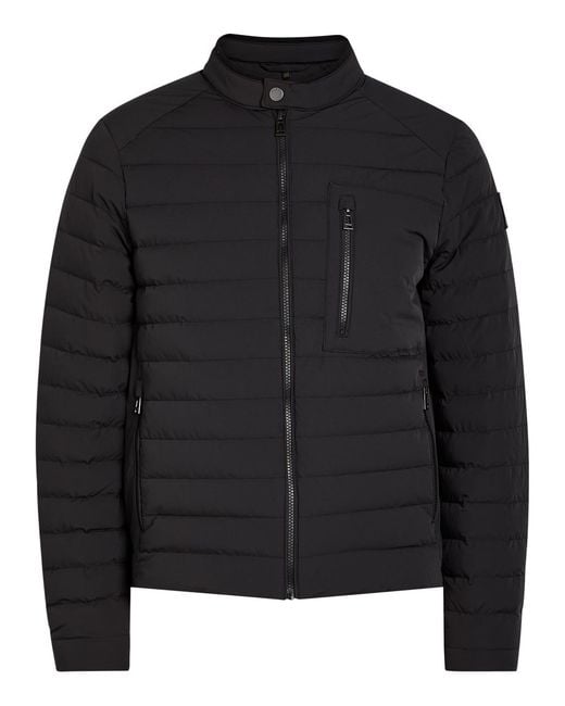 Belstaff Black Chassis Padded Stretch-Shell Jacket for men
