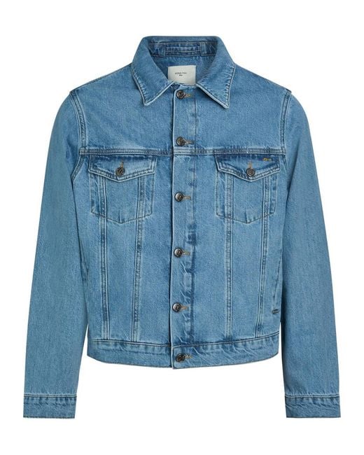 Percival Blue Western Denim Jacket for men