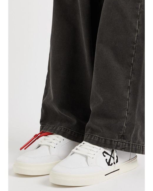 Off-White c/o Virgil Abloh White Off- Vulcanised Canvas Sneakers for men