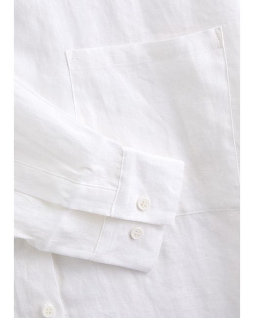 AEXAE White Linen Shirt