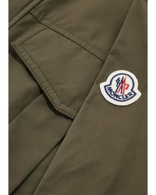 Moncler Green Frema Nylon Overshirt for men