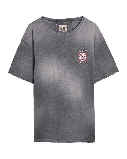 GALLERY DEPT. Gray 40 Year Faded Cotton T-Shirt for men