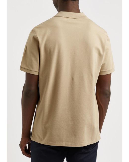 Polo Ralph Lauren Natural Johny Logo Stretch-Cotton Polo Shirt for men