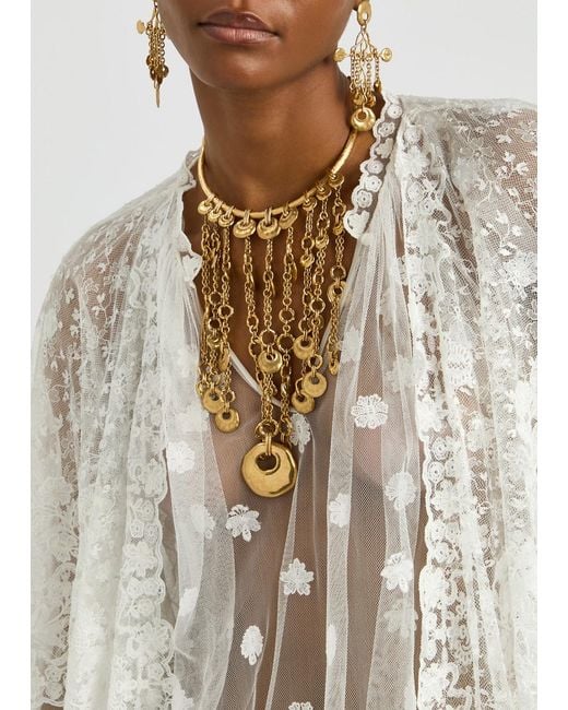 Chloé White The Eclectic Embellished Necklace