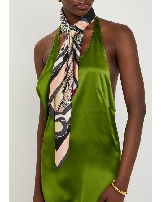 LaDoubleJ White Printed Scarf