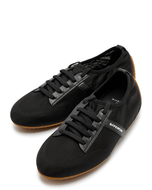 Givenchy Black Panelled Mesh Sneakers
