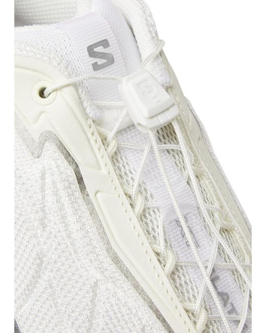 Salomon White Xt-slate Mesh Sneakers