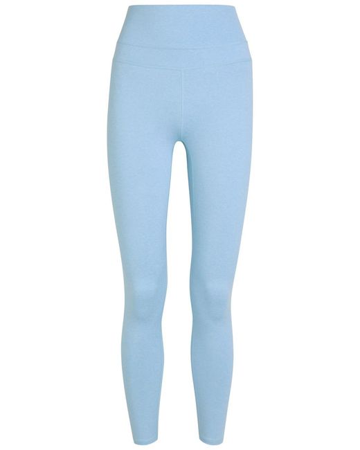 Varley Blue Always Warm Stretch-Jersey Leggings
