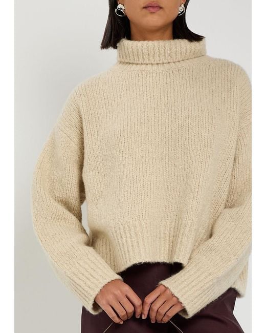 Nili Lotan Natural Tabitha Cashmere-Blend Jumper