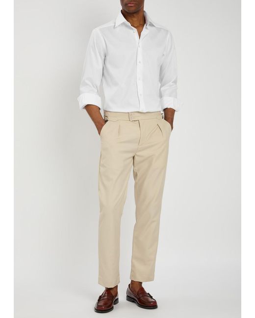 Eton of Sweden White Cotton-Twill Shirt for men