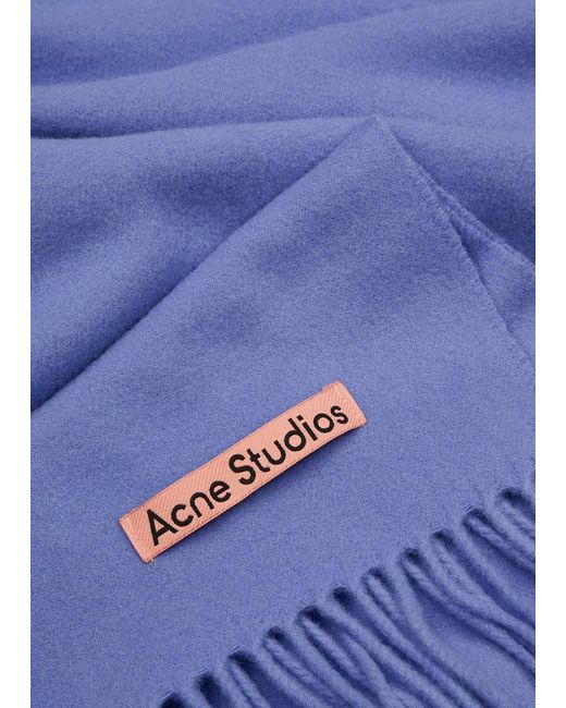 Acne Blue Vally Alpaca-blend Scarf