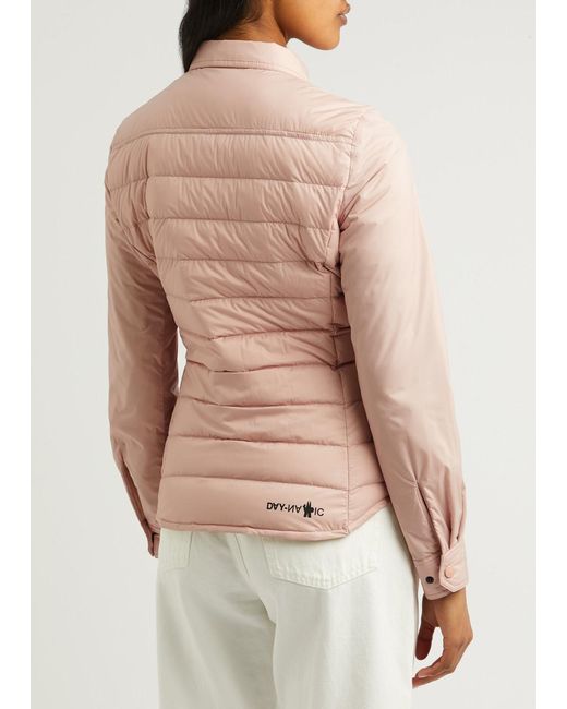 Moncler Pink Day-Namic Averau Quilted Shell Jacket