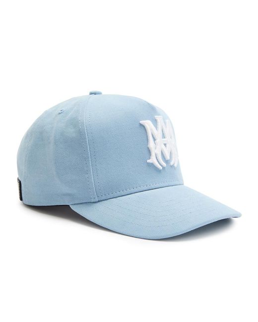 Amiri Blue Logo-Embroidered Canvas Cap for men