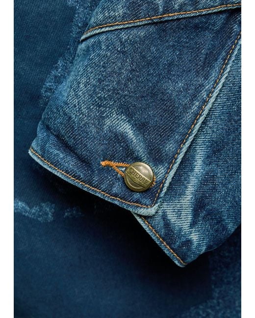 CHERRY LA Blue Sun Faded Washed Jacket for men