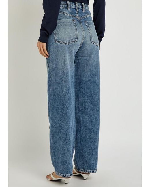 RÙADH Blue The Rhone Wide-Leg Jeans