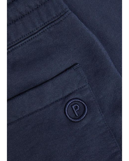 Picante Blue Everyday Wide-Leg Cotton Sweatpants for men