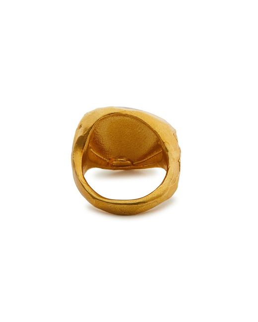Alighieri Pink The Skies Ablaze 24kt Gold-plated Ring