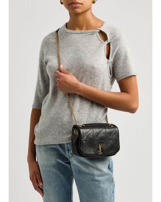 Saint Laurent Black Jamie 4.3 Mini Leather Shoulder Bag