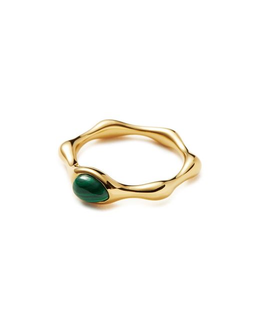 Missoma Metallic Embellished 18kt Gold Vermeil Ring