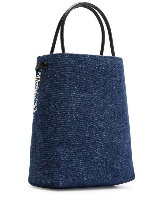 Chloé Blue Sense Embroidered Bucket Bag