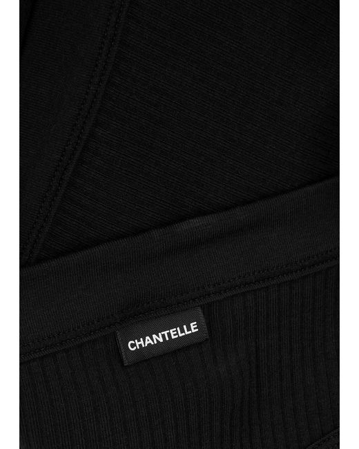 Chantelle Black Comfort High-Cut Stretch-Cotton Briefs
