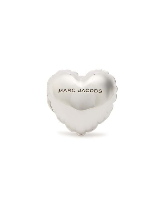 Marc Jacobs White The Heart Balloon Locket Ring