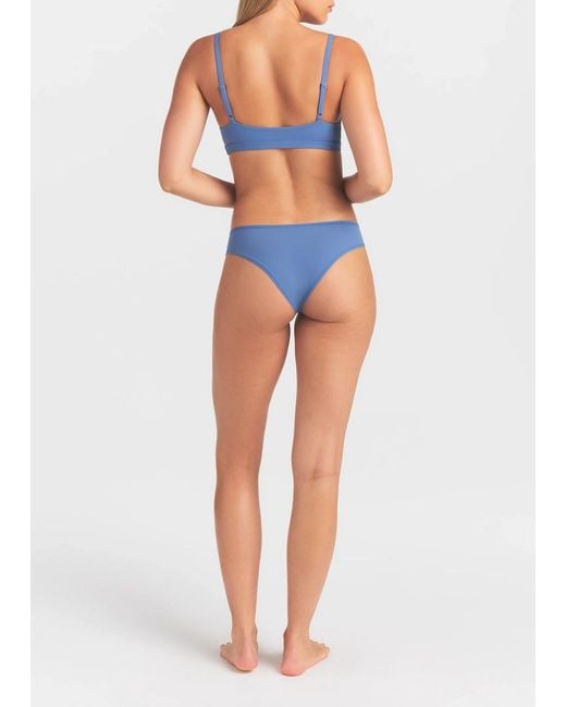 Skims Blue Cheeky Stretch-Jersey Briefs