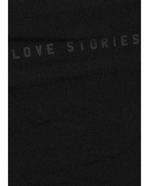LoveStories Black T Lou Seamless Thong