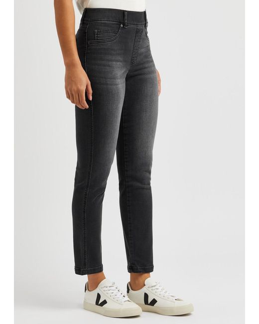 Spanx Gray Slim-leg Jeans