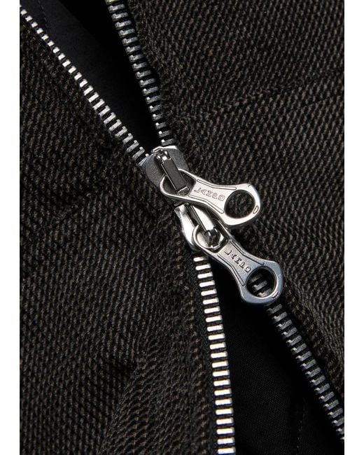Our Legacy Black Bank Quilted Corduroy Jacket for men