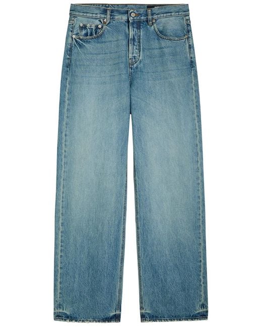 Jacquemus Blue Le De-Nimes Droit Wide-Leg Jeans for men