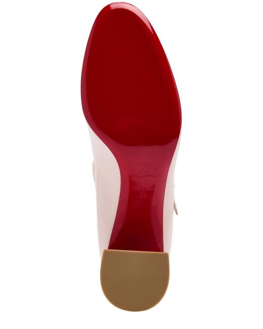 Christian Louboutin Pink Miss Jane 55 Patent Leather Pumps